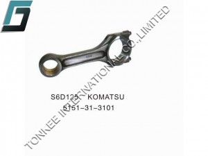 KOMATSU S6D125 ENGINE CONNECTING ROD, 6151-31-3101