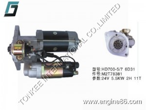 HD700-5 STARTER MOTOR