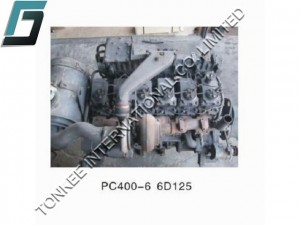 KOMATSU PC400-6 6D125 ENGINE ASSY, 6D125 COMPLETE ENGINE