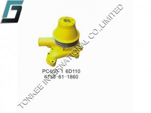 6138-61-1860, PC400-1 WATER PUMP, 6D110 WATER PUMP