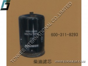 600-311-8293, KOMATSU PC300-5 fuel filter, P550105