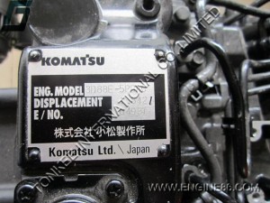 KOMATSU 3D88E-5PBAC ENGINE ASSY